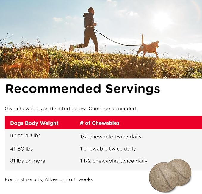 Nutri-Vet Hip & Joint Regular Strength Chewable Dog Supplements, Joint Supplement for Dogs, Chewable Supplement, Formulated with Glucosamine Chondroitin, Pet Supplies, Puppy Essentials, 180 Count