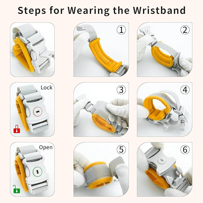 Toddler Leashes + Anti Lost Wrist Link for Kids, 4 in 1 Kid Harness Backpack Leash for Girls Boys, Reflective Kids Anti Lost Leash Cute Baby Harness Belt Strap Foldable Child Safety Leash for Park/Zoo