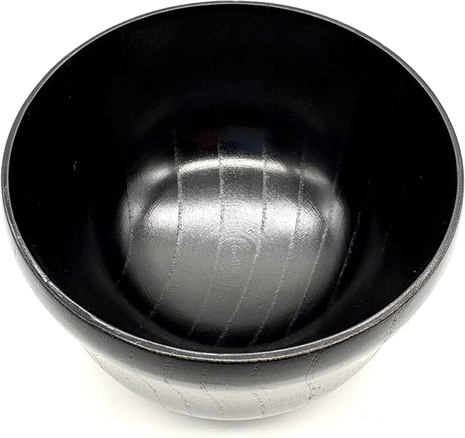 野口熊太郎茶園 Wooden Matcha Bowl, Dishwasher Safe, Lacquered Natural Wood, Nanoparticle Coating, About 5.7 fl oz, Smaller, Made in Japan
