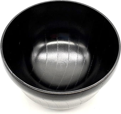 野口熊太郎茶園 Wooden Matcha Bowl, Dishwasher Safe, Lacquered Natural Wood, Nanoparticle Coating, About 5.7 fl oz, Smaller, Made in Japan