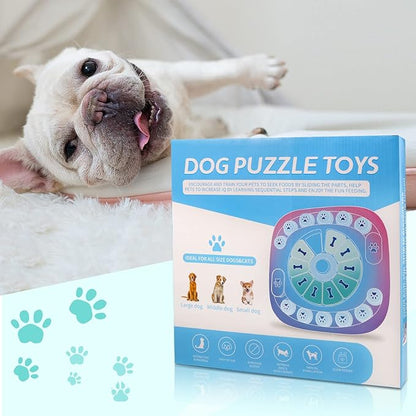 Large Dog Puzzle Toys - Mentally Stimulating, Interactive, Enrichment Toys for Boredom and Training - Mint Green