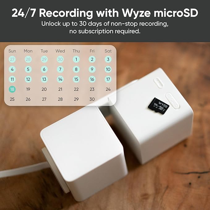 WYZE Cam Pan v3 Indoor/Outdoor IP65 1080P 360° Pan/Tilt/Zoom WiFi Smart Home Security Camera, Motion Tracking for Baby/Pet, Color Night Vision, Works with Alexa&Google Assistant, Free Expert Setup