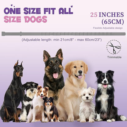 4 Pack Calming Collar for Dogs with Natural Pheromone | Dog Calming Collar Helps Reduce Unwanted Behavior | Stress Relief for Puppy & Adult Dogs, ‌Waterproof Calm & Relaxation Lasts 60 Days (Grey)