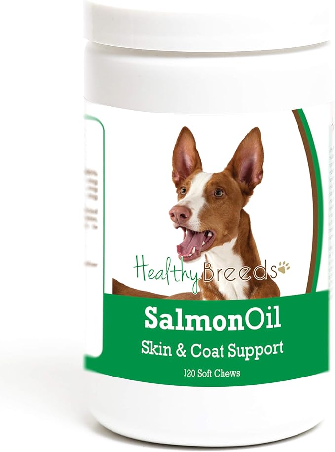 Healthy Breeds Ibizan Hound Salmon Oil Soft Chews 120 Count