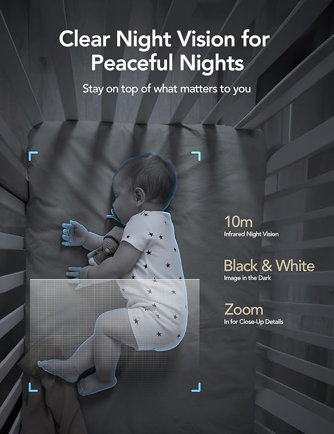 GNCC Only 2.4GHz Indoor Security Camera, 1080P Cameras for Home Security, Motion Detection, Two-Way Audio, Night Vision, Dog Camera with App, Easy Install, Cloud Storage Subscription Required(2-Pack)