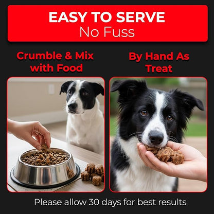 Pet Chef Dog Allergy Chews 140 Soft Chews with Salmon Oil, Omega 3 & Probiotics Natural Supplement for Itch Relief, Immune Support & Healthy Skin & Coat (Peanut Butter)