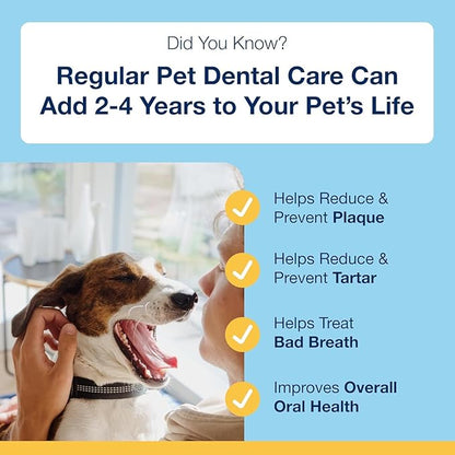ProDen PlaqueOff Powder for Pets - Cat & Dog Breath Freshener - Plaque & Tartar Remover for Pet Oral Care - 180g