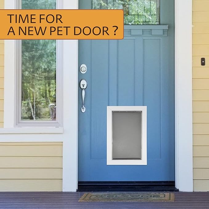 Extra Large Replacement Dog Door Flap Compatible with PetSafe Measures 13 3/4” x 24 3/8” PAC 11-11040, Durable and Flexible
