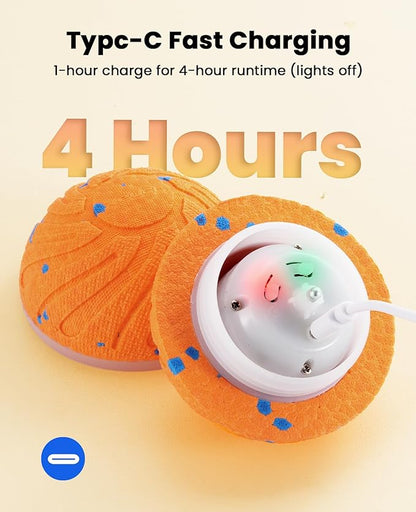 Xeuch Smart Interactive Dog Balls, Automatic Moving Ball for Medium and Large Dogs, ETPU New Material, Motion Activated Rolling & Rotating Bouncy Toy for Dog Enrichment & Stimulation