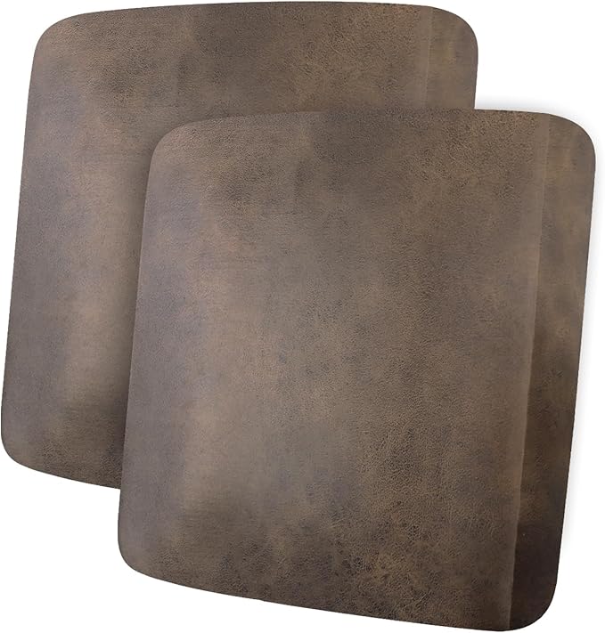 ANARACHON Leather Look Couch Cushion Covers Sofa Seat Slipcovers Sets Couches Furniture Protector for Sectional Armchair Loveseat Pets Kids Stretch Spandex Fabric (2 Cushion Loveseat, Light Brown)