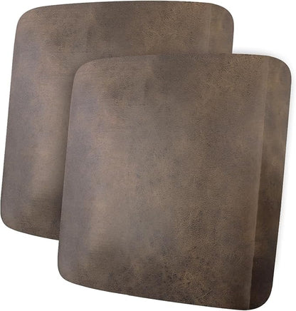 ANARACHON Leather Look Couch Cushion Covers Sofa Seat Slipcovers Sets Couches Furniture Protector for Sectional Armchair Loveseat Pets Kids Stretch Spandex Fabric (2 Cushion Loveseat, Light Brown)