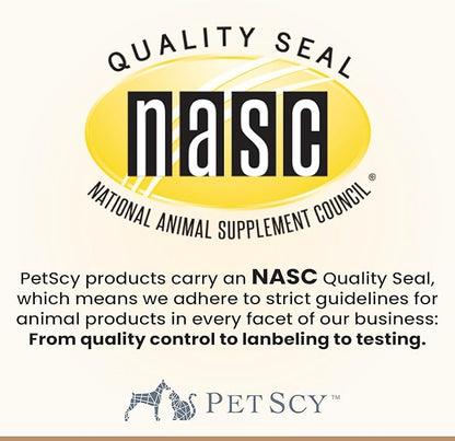 Petscy Longevity Hip & Joint + Immune Support for Dogs - Large (7.5g Chew) - High Dose Glucosamine, MSM, Chondroitin, Green Lipped Mussel, Omega 3, Probiotics - 30 Chews (Large Dogs)