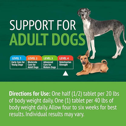 Petnc Level-4 Hip & Joint Health Supplement for Dogs (150 Count), Glucosamine Chondroitin MSM Dog Chews with Manganese, Liver-Flavored Bone & Joint Support Supplement