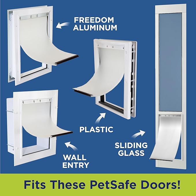 Best Pet Flap XL Replacement Dog Door Non PVC Flap Fits PetSafe PAC11-11040 - Measures 13 1/8" x 24 7/8" Longer Lasting, Most Energy Efficient, Less Shrinkage, BPA Free