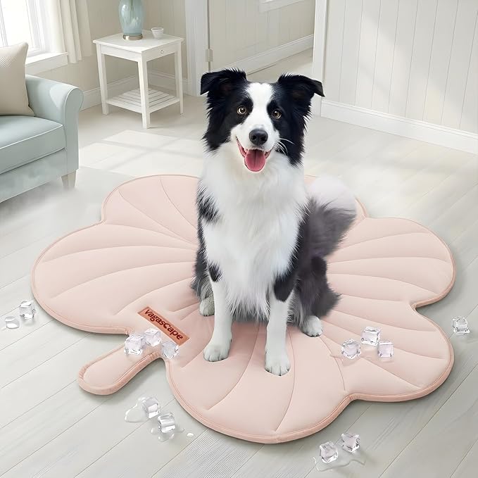 Vagascape Dog Cooling Mat, Washable Pet Cooling Mat, 47" x 45" Thick & Durable Large Cooling Mat for Dogs, Portable Foldable Premium Cooling Pad for Indoor, Outdoor, Travel, Camping, Patio and Beach