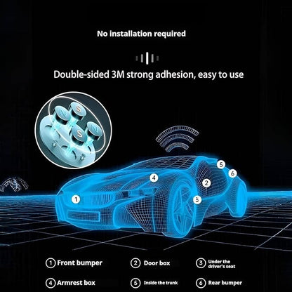 Mini GPS Tracker for Vehicles | No Subscription Required | Magnetic Real-Time Locator for Car, Kids, and Pets (Android)
