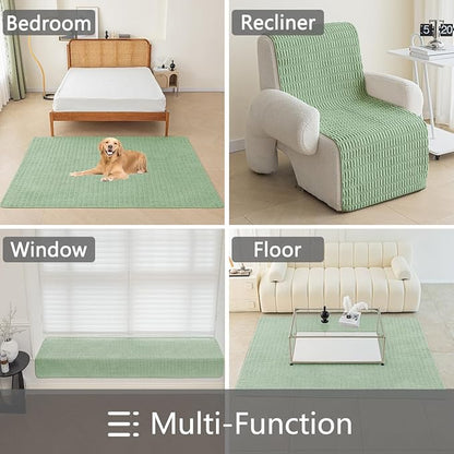 Muamar Dog Bed Cover Sofa Protector,Anti Slip Waterproof Sofa Covers for Living Room Couch Covers,Sofa Mat,Seat Cover,Dog Mat,Pet Pad for Furniture 1 Piece (60x70 inch, Sage Green)