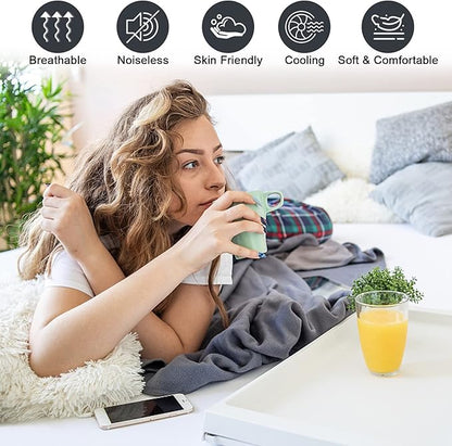 California King Mattress Protector Waterproof, Fitted Sheet Style Breathable Mattress Cover with Deep Pocket Fits Up to 18'', Machine Washable Noiseless Bed Cover for Kids Pets (White, 72'' X 84'')