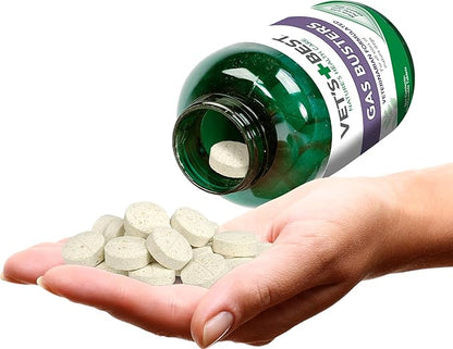Vet's Best Gas Busters Dog Supplements - Gas, Bloating, Constipation Relief and Digestion Aid for Dogs - 90 Chewable Tablets