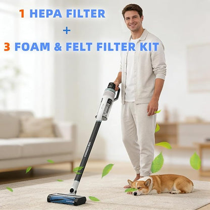 Vacuum Filters Replacement for Shark Shark IZ862H UZ865H Stratos IZ562H UZ565H IZ540H IZ840 IZ800 Pro Cordless Vacuum Part XPSMFIZ700 XFFKIZ700. Filters Perfect for Pet Hair, Dirt, Dust