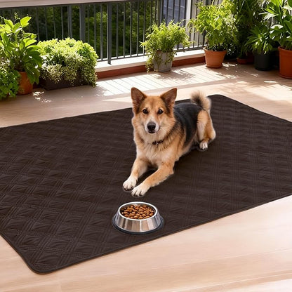 hyha Waterproof Dog Blanket, Reversible Pet Bed Blanket, Soft Sofa Couch Cover for Dogs Washable, Waterproof Pet Couch Covers for Sofa Puppy Cats Furniture Protector(68"x82", Chocolate/Chocolate)