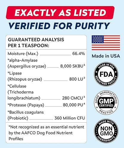 StrellaLab Cat Probiotic Powder - Probiotics for Cats with Diarrhea - Easy to Mix Powder - Cat Probiotics for Indoor Cats, Health Supplies Food Supplement, Pet Probiotics, Digestive Support (4 oz)