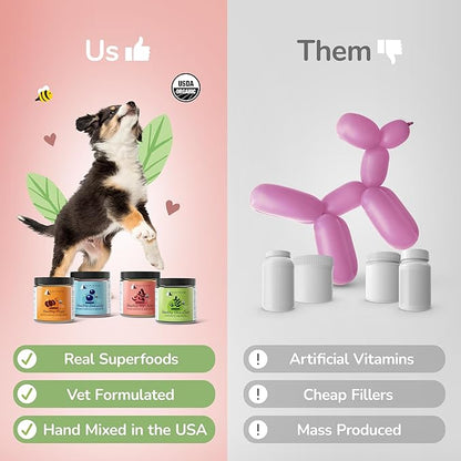 kin+kind Organic Coconut Oil for Dogs & Cats – Natural Pet Supplement for Healthy Skin, Coat & Paws – Cold Pressed Extra Virgin Coconut Oil – Dog Nose Balm for Itchy Skin & Dry Noses – 3 x 8 fl oz