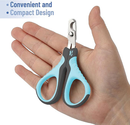 Mr. Pen Cat Nail Trimmer - Sky Blue & Dark Gray, Suitable for Cats & Kittens, Small Dogs