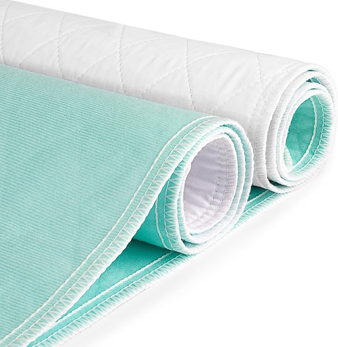 CoolShields Waterproof Bed Pads Incontinence Washable Reusable Bedwetting Mattress Protector Pad for Kids, Adults, Elderly, and Pets 34'' x 36'' (1 Pack)