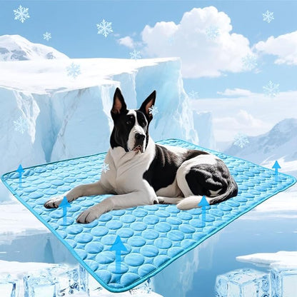 Dog Cooling mat, 59’’×40’’Washable Cooling Pad for Dogs, Large Dog mat Designed for Summer, Breathable and Easy to Carry pet mat for Dogs, Cats and Pets