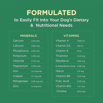 Pet-Tabs Plus Multivitamin and Mineral Supplement for Dogs with Special Nutritional Needs, Chewable Tablet, 60 Count Bottle