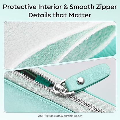 FAMILIFE Manicure Kit for Women, Professional Manicure Set Nail Clippers Set 11 in 1 Stainless Steel Pedicure Tools Nail Kit Men Grooming Tool with Portable Green Travel Case for Home, Travel