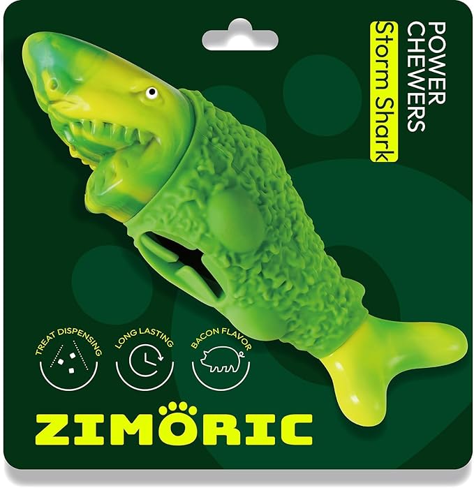 Tough Dog Chew Toys for Aggressive Chewers, Interactive Treat Dispensing Dog Toy, Durable Dog Toys for Medium & Large Dogs - Great for Boredom