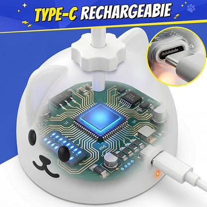 CATPICK Interactive Cat Toys for Indoor Cats - Automatic Flying Bird Feather Toy, USB Rechargeable Electric Cat Teaser with Strong Sticky Base, Smart Motion Self-Play Toy for Bored Cats(Yellow)