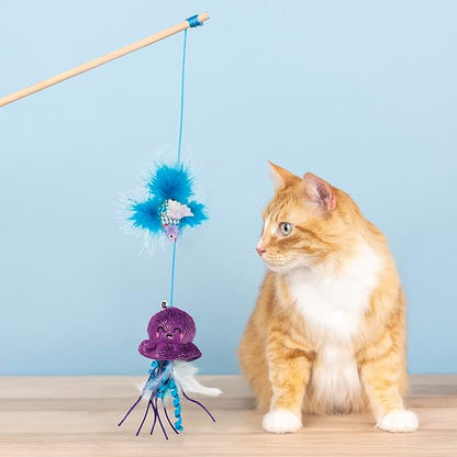 Fringe Studio Going with The Tide Teaser Cat Toy, Pet Shop Collection (717003)