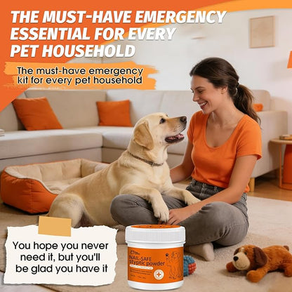PAW PLANET Styptic Powder for Dogs and Cats, Fast Acting Pet Nail Blood Stopper, Professional Grooming Aid for Dog Nail Trimming & Clipping, 1.7oz (3packs)