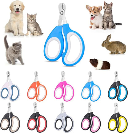 Lemecima 20 Pcs Cat Nail Clipper Bulk Kitten Claw Trimmer Pet Nail Cutter Claw Care for Cats, Kittens, Bunny, Puppy, Rabbit, Gatos, and More