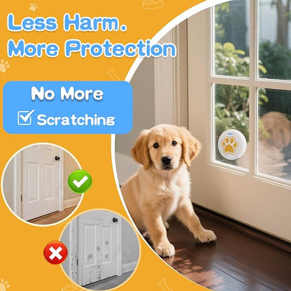 ChunHee Dog Bells to Go Outside - Bell for Dogs to Ring to Go Potty | Chew-Proof Dog Door Bell | 0-115dB Adjustable Volume & 28 Ringtones | Bells for Dog Training to Go Outside Without Barking