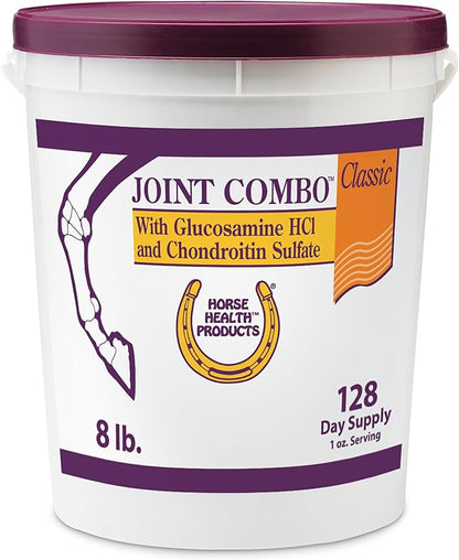 Horse Health Joint Combo Classic, An Unbeatable Joint Combination Supplement for Horses, Cinnamon Apple 8 Pounds