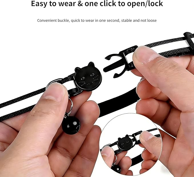 Pet Tracker,GPS Collar for Cats (iOS Only) Smart tag,Waterproof Compatible with Apple Find My,No Monthly Fee,Advanced Tracking Solution Smart Collar for Pet Safety Ideal Small Large Cats