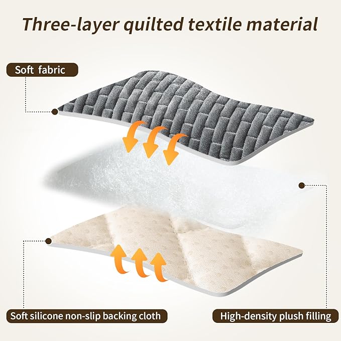 Couch Covers for Dogs Washable, Velvet Dog Couch Cover Protector, Fuzzy Plush Pet Sofa Cover for 2-3 Cushion Couch, Sofa Covers for Pets(1PC,Dark Grey,27.6"x70.9",2-3 Seater Sofa Pad Cover)