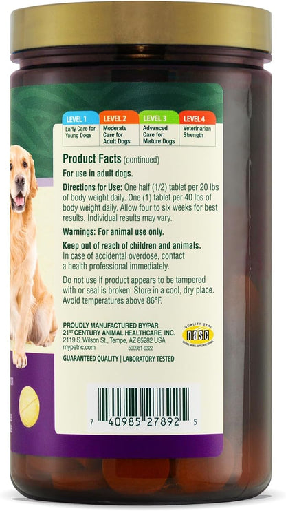 Petnc Level-4 Hip & Joint Health Supplement for Dogs (150 Count), Glucosamine Chondroitin MSM Dog Chews with Manganese, Liver-Flavored Bone & Joint Support Supplement