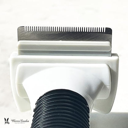 Warren London Short-Hair Deshedding Brush – Small | 1.75″ Stainless Steel Edge Removes Up to 95% Loose Fur | Gentle Undercoat Tool for Toy & Small Breeds | Ergonomic Anti-Slip Grip