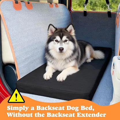 Waterproof Dog Mat for Car Backseat 3.14 Inch Thick Non-Slip Backseat Pet Mat with 600D Oxford Cover and High-Density Foam, Suitable for Cars Suvs Sedans (53.8 * 24 Inch)