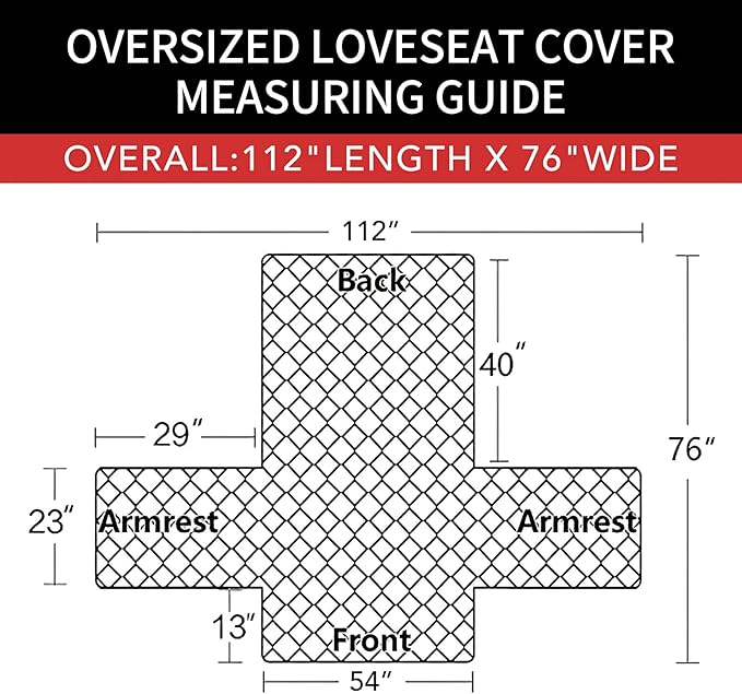 Easy-Going Sofa Slipcover Reversible Loveseat Sofa Cover Couch Cover for 2 Cushion Couch Furniture Protector with Elastic Straps for Pets Kids Dog Cat (Oversized Loveseat, PeacockBlue/Beige)
