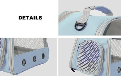 2-Pack Guinea Pig Carrier Backpack and Playpen with Lid, Breathable Pet Playpen Pop Open Exercise Fence, Portable Small Animal Cage for Rabbits, Chinchillas, Squirrel, Lizard, Sugar Glider