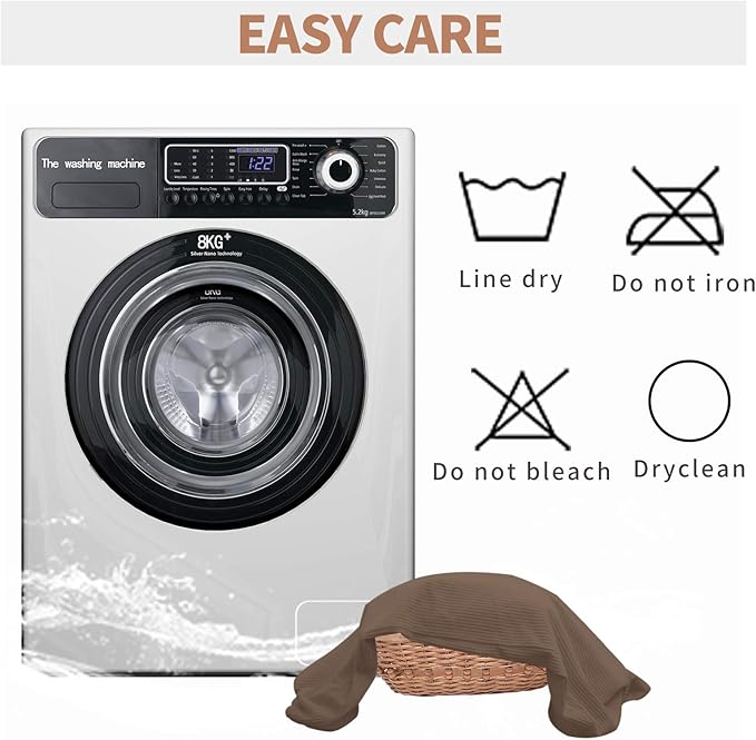 Easy-Going 100% Waterproof Recliner Cover, Dual Waterproof Couch Cover for Recliner, 1- Piece Jacquard Sofa Cover, Leakproof Sofa Slipcover for Kids, Pets, Dog and Cat (Recliner, Brown) 1 Seat