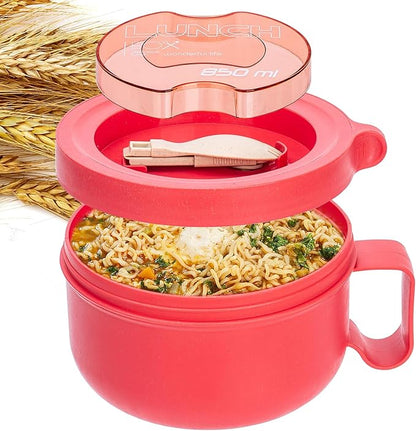 Unbreakable Microwave Soup Mugs with Lids and Handles,Microwave Ramen Bowl with Lid for Soup and Instant Noodles,Oatmeal, Gumbo, Salad,BPA Free