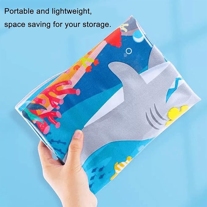 Thickened Water Sensory Playmat for Cats 100 x 100 cm Round Sensor Cat Bed Cooling Mat for Pets Playing Sleeping All Seasons