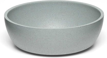 Loving Pets - Dolce Bamboo - Eco-Friendly Pet Bowls & Dishes for Dog, Cats, Puppy Food and Water Bowl -Sustainable and Dishwasher Safe, Made with Real Bamboo (Large, Slate-Grey)